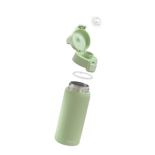 【SIGG】Shield 超輕量彈蓋保溫瓶 500ml (嫩青綠;保溫杯/水瓶/水壺)
