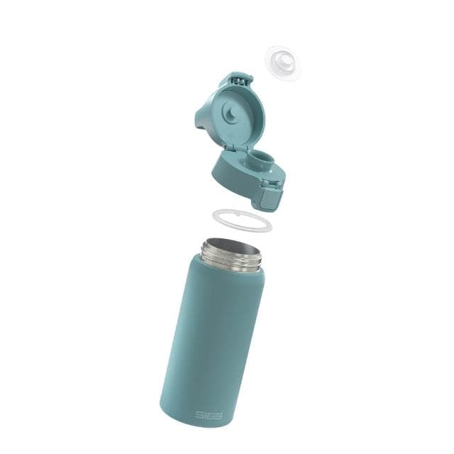 【SIGG】Shield 超輕量彈蓋保溫瓶 500ml (湖水藍;保溫杯/水瓶/水壺)