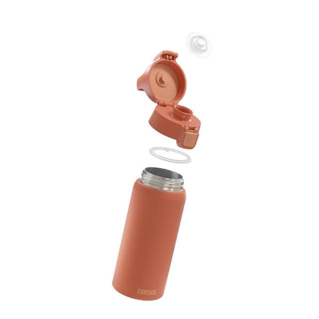 【SIGG】Shield 超輕量彈蓋保溫瓶 500ml (柔霧珊瑚;保溫杯/水瓶/水壺)