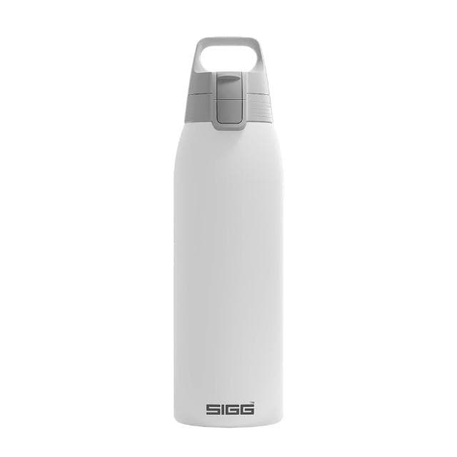 【SIGG】Shield 超輕量彈蓋保溫瓶 1000ml (雪蓋白;保溫杯/水瓶/水壺)
