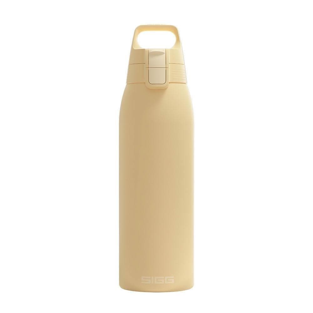 【SIGG】Shield 超輕量彈蓋保溫瓶 1000ml (奶油黃;保溫杯/水瓶/水壺)