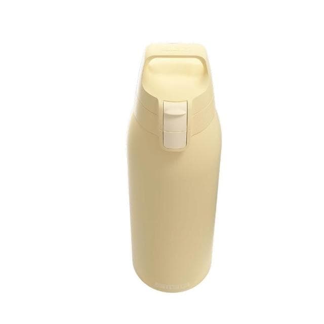 【SIGG】Shield 超輕量彈蓋保溫瓶 1000ml (奶油黃;保溫杯/水瓶/水壺)
