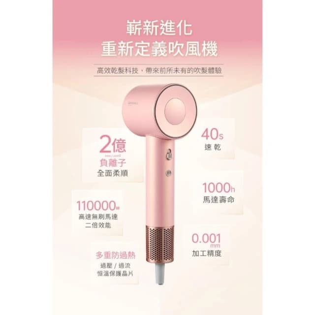 【WHALL】專業負離子吹風機 WD-901(極簡美型 自動冷熱交換 負離子強化護髮 WD901_Kimi極美職人推薦)