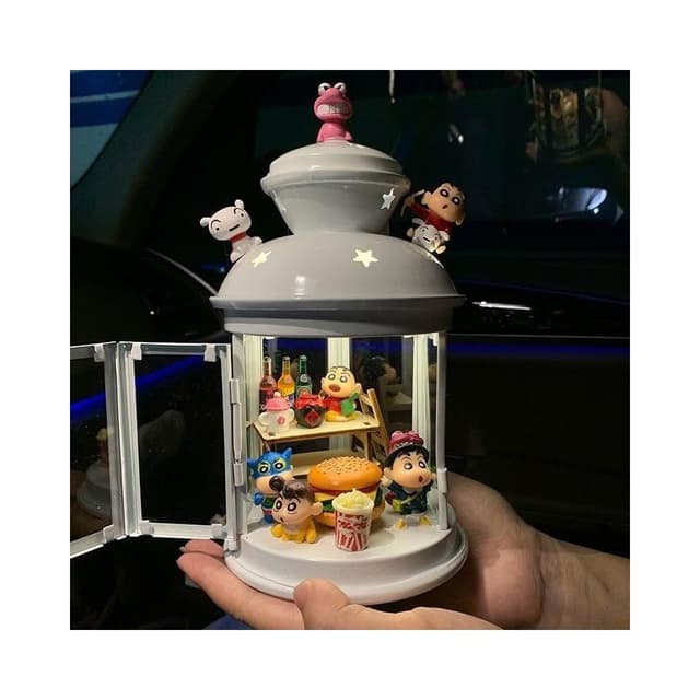 【望星願】手做DIY💕蠟筆小新 創意燭台 親子 氛圍燈 小夜燈 伴睡燈 生日禮物 畢業禮物 女友閨蜜 卡比 龍貓 酷洛米 情人節