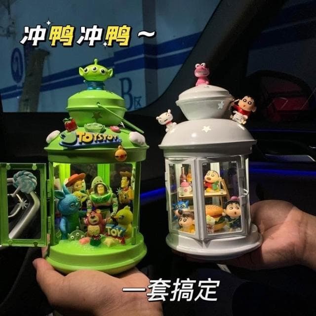 【望星願】手做DIY💕蠟筆小新 創意燭台 親子 氛圍燈 小夜燈 伴睡燈 生日禮物 畢業禮物 女友閨蜜 卡比 龍貓 酷洛米 情人節