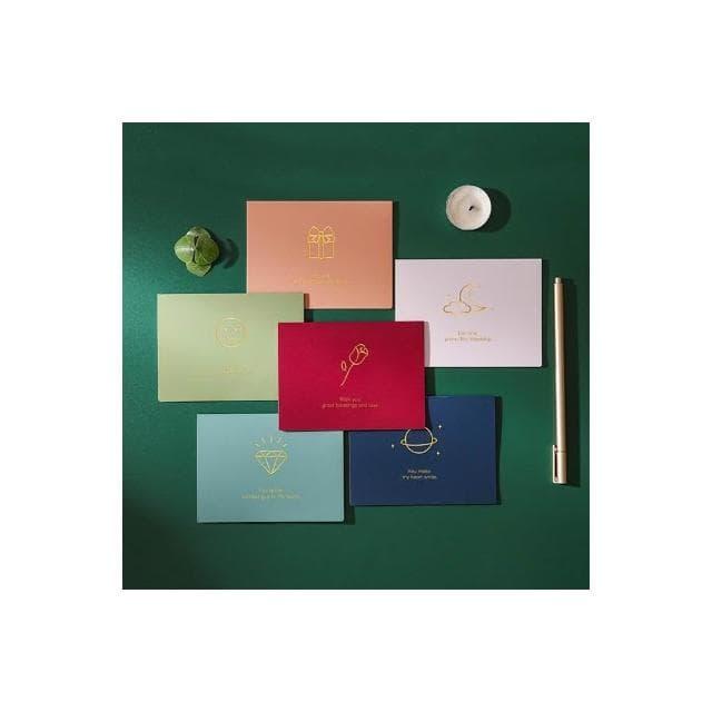 小文青燙金小賀卡 禮物卡 情人卡 傳情卡 耶誕卡片 祝福卡 感謝卡 賀卡 質感萬用卡 感恩節謝卡
