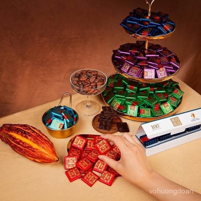 心心相印 怡濃金典100%黑巧克力純可可脂無添加蔗糖超苦零食烘焙禮盒裝140g