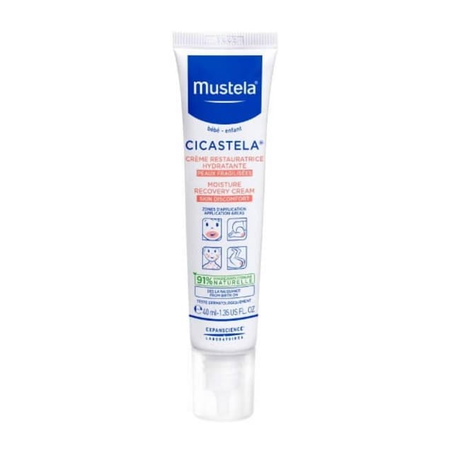 【Mustela 慕之恬廊】舒恬良 修護霜 嬰兒界小護士 肌膚皆可使用 無香 40ml/條 原廠公司貨
