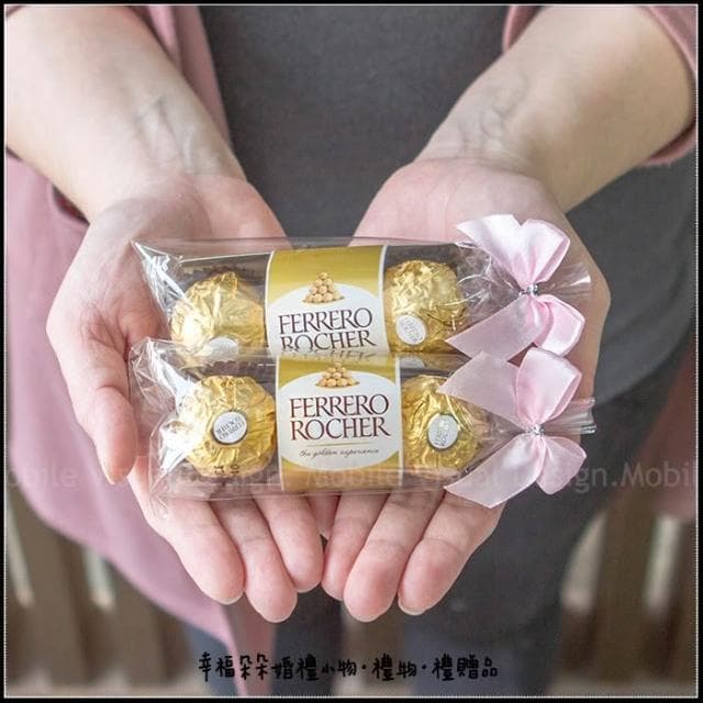 g2212 精巧包裝金莎巧克力3顆入(母親節 情人節 教師節 萬聖節糖果 聖誕節禮物)
