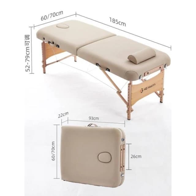 折疊按摩床推拿手提理療床艾灸紋繡紋身便攜式美容床