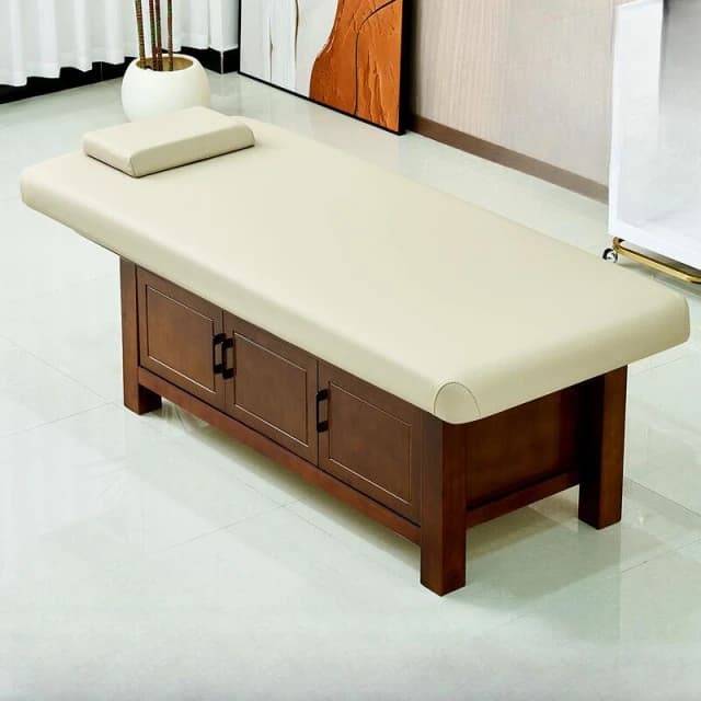 實木美容床按摩床推拿理療一體床美容院專用免安裝