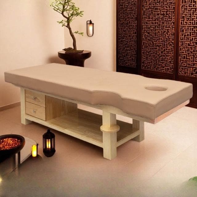 實木美容床美容院專用帶洞盲人推拿按摩床診療中醫正骨針灸理療床