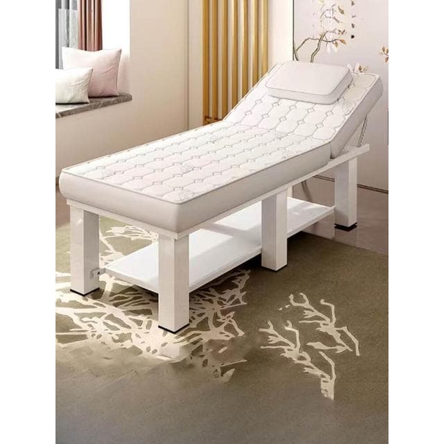 乳膠美容床美容院專用按摩床推拿床帶洞美體中醫理療床紋繡美容床