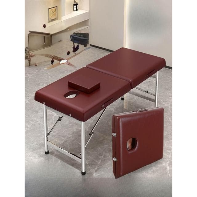 折疊按摩床理療美容床推拿床美容院專用便攜式原始點帶洞美容床