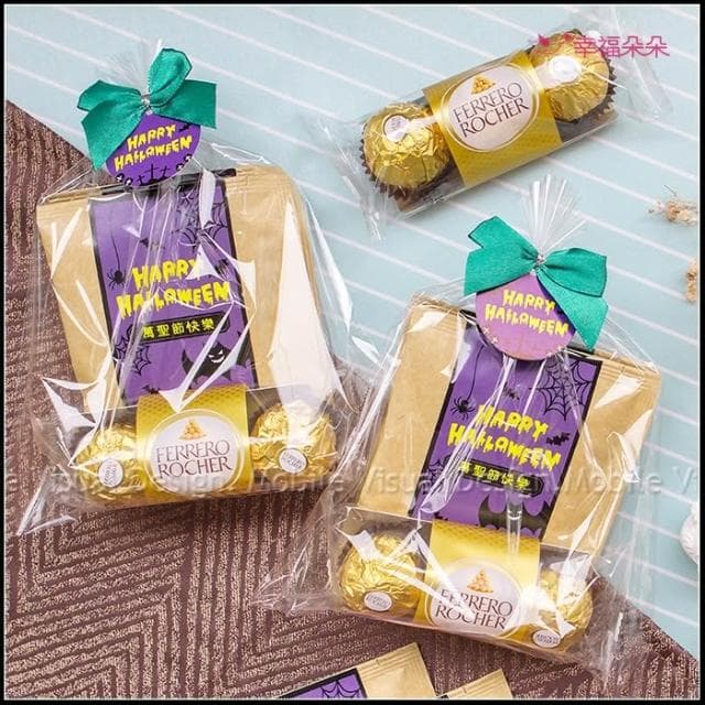g2997 萬聖節禮物贈品 金莎巧克力3顆入+濾掛咖啡2包-來店禮 創意糖果 節慶活動 零食分享 禮物精選 CAFE