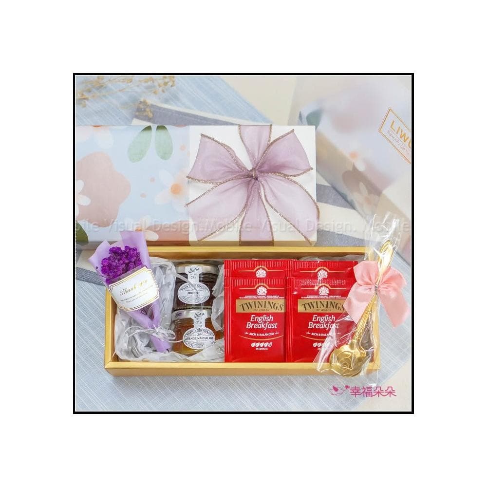  g2553 時光花語午茶長型禮盒(附提袋) 生日禮物 情人節禮物 聖誕禮物 伴娘禮 婚禮禮物 交換禮物 Tiptree