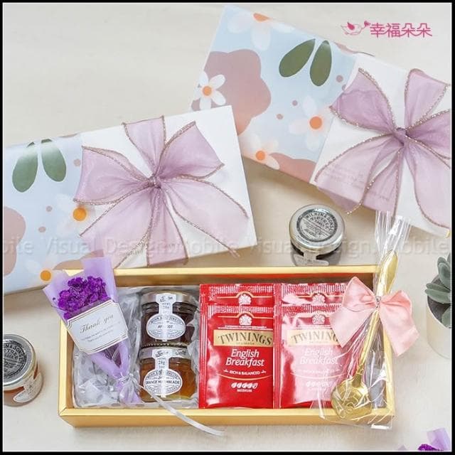  g2553 時光花語午茶長型禮盒(附提袋) 生日禮物 情人節禮物 聖誕禮物 伴娘禮 婚禮禮物 交換禮物 Tiptree