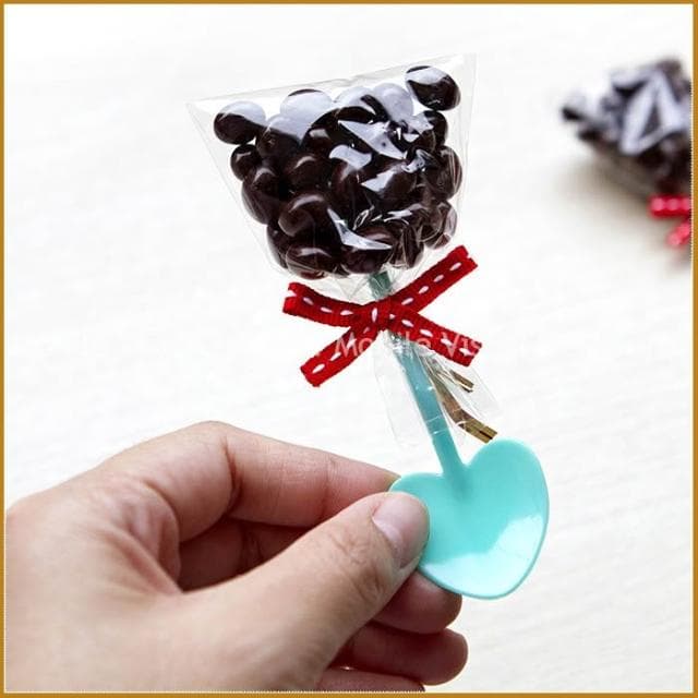 g1660 幸福鏟子「米果巧克力」X100份+大提籃X1個(限宅配)-生日分享/幼兒園活動獎/二次進場婚禮小物/送客喜糖