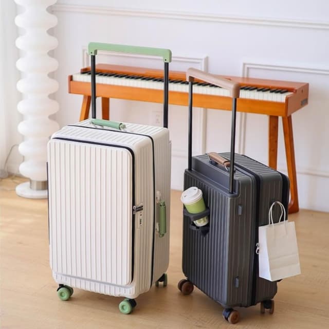 上掀式行李箱1:9前開式行李箱28吋寬拉桿旅行箱36吋大容量 胖胖箱密碼鎖行李箱