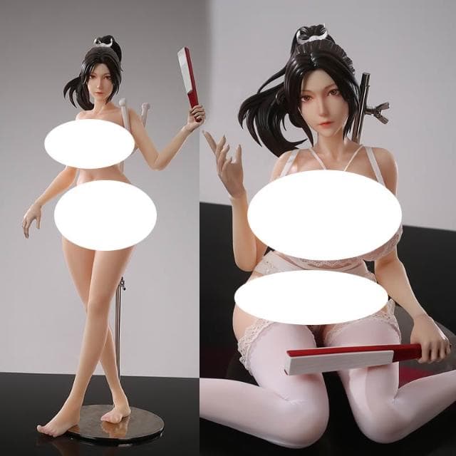 御宅公仔 不知火舞 65cm動漫二次元手辦 可動玩偶 pu頭雕 鉑金矽膠素體含cos服支架大全套送男生生日禮物gk模型