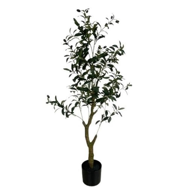 百信百貨 免運 仿真植物橄榄樹盆栽北歐風假綠植造景熱銷大型落地盆景橄榄樹