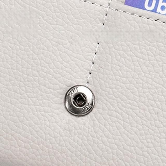 【MoonDy】長夾 皮夾 錢包 多卡位 手拿包 長款錢包 真皮錢包 拼接車縫錢夾