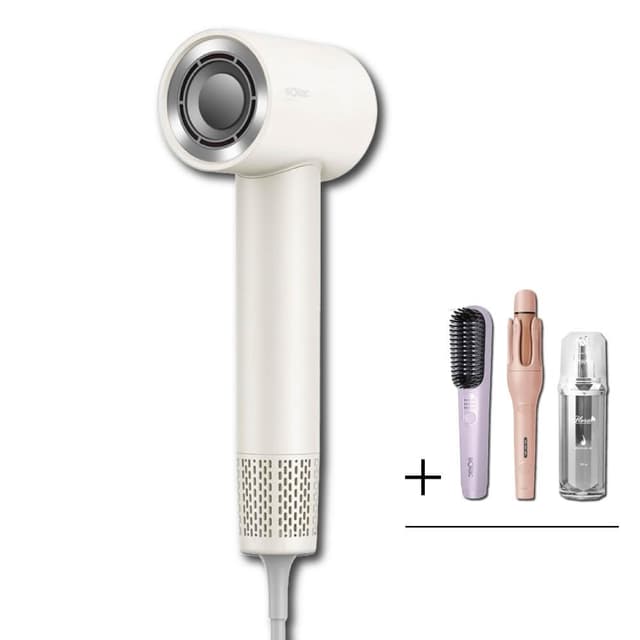 【SOLAC】搭贈組｜高速智能溫控專業吹風機 SD-860 (快乾恆溫 負離子強化護髮 低噪輕量 SD860_Kimi極美職人推薦)