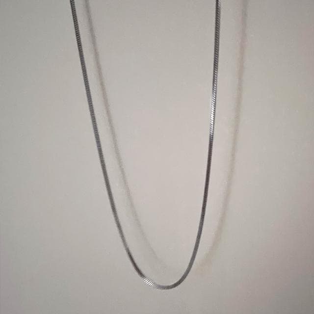 【CReAM】Nash鈦鋼立體方塊蛇練中性男性男項鍊(生日 禮物 送禮 禮盒)