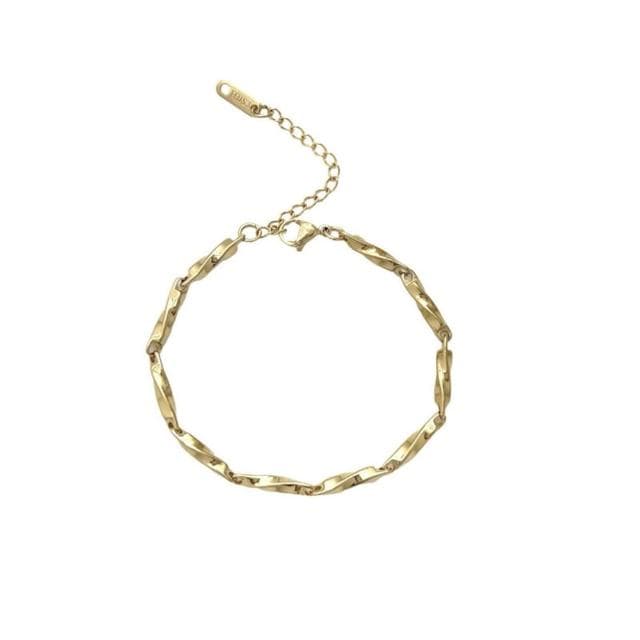 手鏈時尚個性莫比烏斯钛鋼手鏈 ins氣質設計情侶手飾大方氣質日常通勤防過敏派對約會手鏈輕盈手鏈手環手串手飾簡約百搭高級感