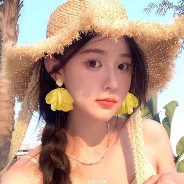 耳環元氣森系甜美黃色花瓣耳環銀針超仙氣質雪紡耳釘海邊沙灘拍照耳飾不過敏看不膩超閃耳環耳飾品不褪色百搭禮物輕盈精緻輕奢高級