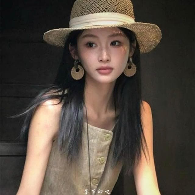 耳環波西米亞竹藤草編耳環高級感誇張耳墜夏日海邊度假風耳釘耳飾不過敏看不膩超閃耳環耳飾飾品不褪色禮物輕盈精緻輕奢高級韓國