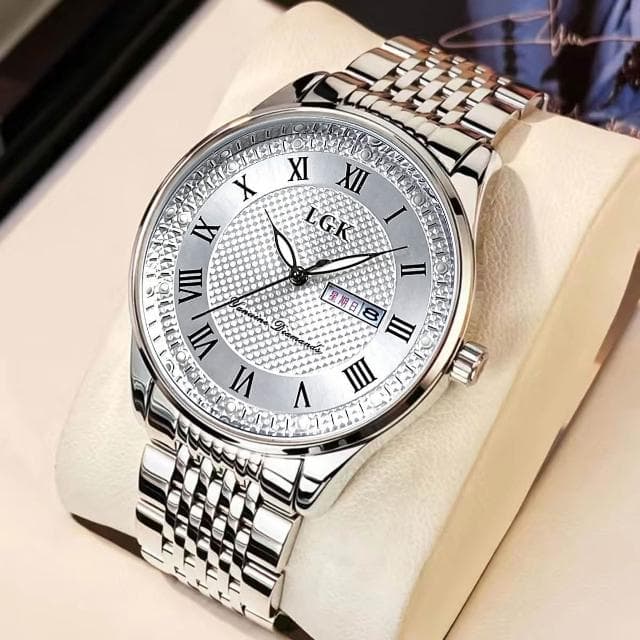 【Try】手錶男輕奢小眾高級感精工錶男士爸爸商務風瑞士錶防水夜光男生全自動機械錶簡約氣質精緻石英錶高顏值精品金屬指針男錶