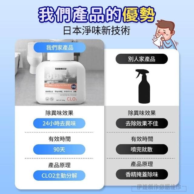 老人房間去異味除臭劑 空氣淨化清新劑 浴室廁所抑菌除臭器