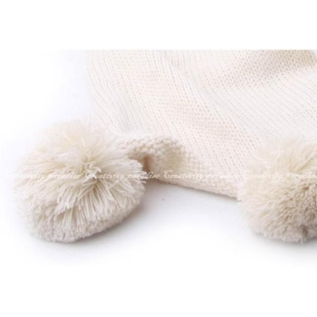 加厚版球球圍巾-裸婚時代童佳倩球球圍巾超保暖圍巾☆豪麥網☆