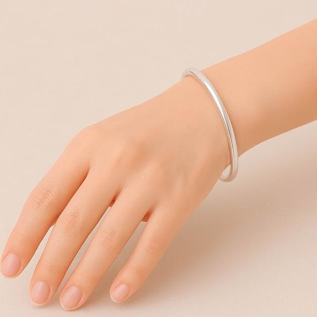 【珠兒綠】999純銀手環手鐲 成人亮面素面 可調整大小 新年禮物 純銀手鐲手鍊 鐲圍18-21cm 附禮盒禮袋 開運 交換禮物