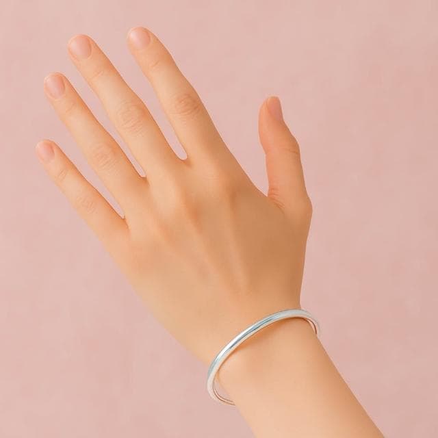 【珠兒綠】999純銀手環手鐲 成人亮面素面 可調整大小 新年禮物 純銀手鐲手鍊 鐲圍18-21cm 附禮盒禮袋 開運 交換禮物