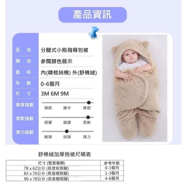 【桔比雜貨舖】嬰兒包被抱被 新生兒四季保暖包被 彌月周歲禮物 純棉寶寶衣服