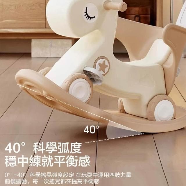 【LEMU 樂牧】搖搖馬 加大賽車輪加厚加大底盤 兒童木馬椅🎁生日禮物🎁滿月周歲禮物 滑步車 溜溜車 推車