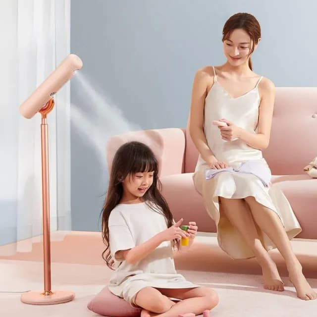 【meekee】小嵐 立式吹風機 (懶人神器 快乾護髮 負離子 兒童 寵物 可遙控 MK-DRYER-1__Kimi極美職人推薦)