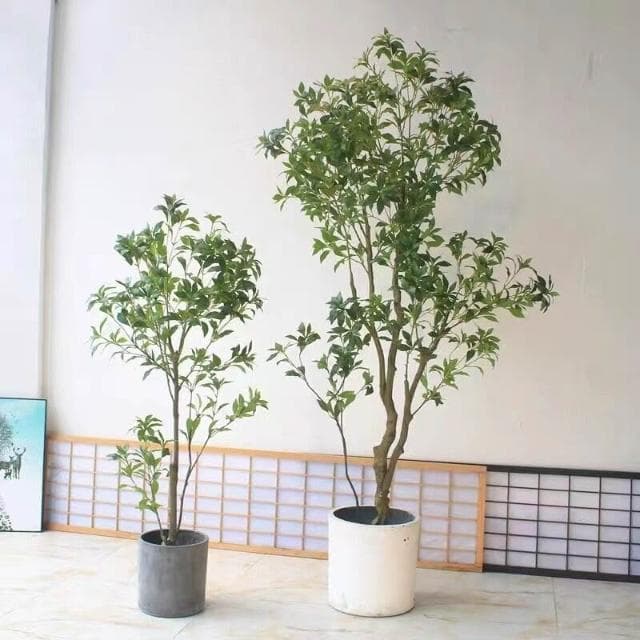 【未晚家居館】 西西裏仿真植物吊鐘馬醉木假樹盆栽 北歐INS家居室內落地擺件裝飾