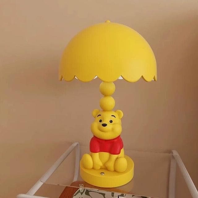 維尼小熊房間臥室床頭燈裝飾臺燈小夜燈氛圍燈搬家生日送禮