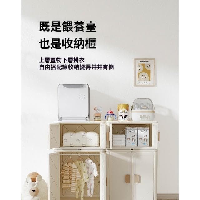 【芮芮商行】餵養台寶寶收納櫃嬰兒置物架兒童衣櫃玩具儲物櫃加寬