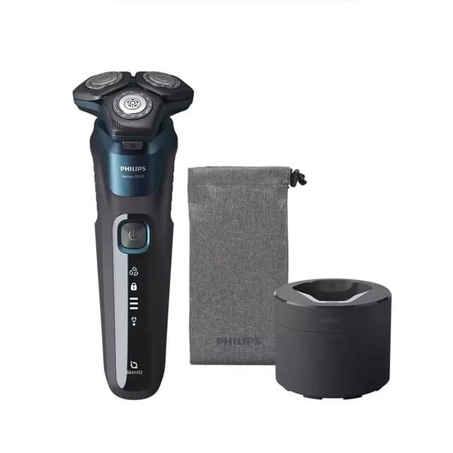 【Philips 飛利浦】【附專用清洗座】Shaver series 5000 乾濕兩用電鬍刀-福利品 S5579