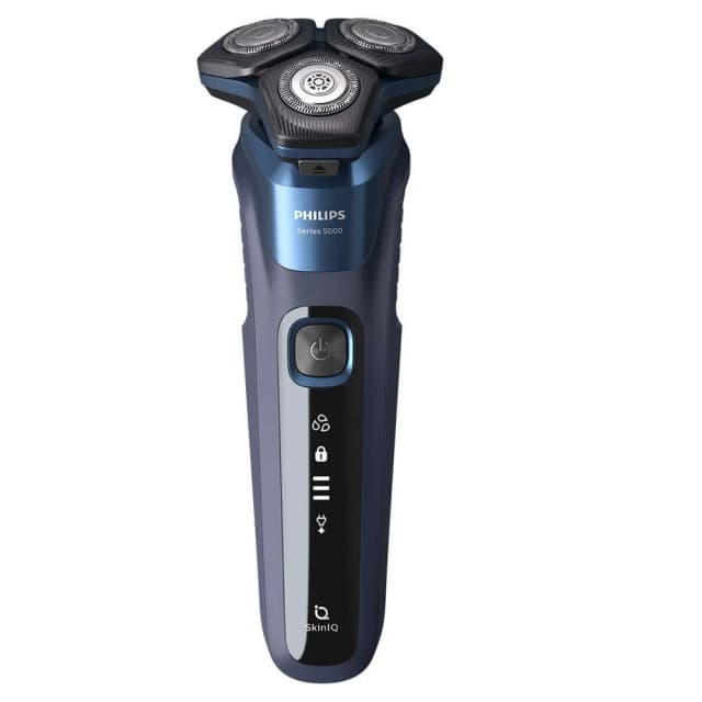 【Philips 飛利浦】【AI智能轉速科技】 AI智能5000系列 乾濕兩用三刀頭電鬍刀-福利品 S5585/20