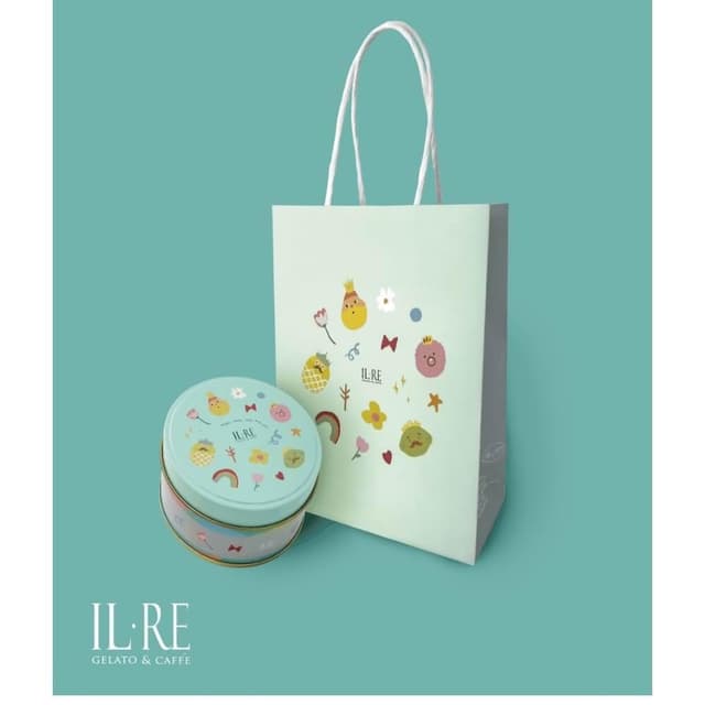 《國王你好》曲奇餅乾 迷你盒 90g 附提袋 (手工餅乾 彌月  端午中秋送禮 露營小點心 伴手禮  團購 零食)