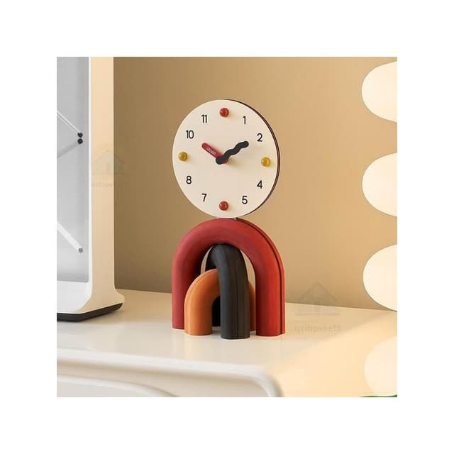 客廳桌面擺件 家居飾品 電視櫃玄關 創意簡約 座鐘 酒櫃裝飾品 開業送禮 喬遷禮物 玄關擺飾 辦公室