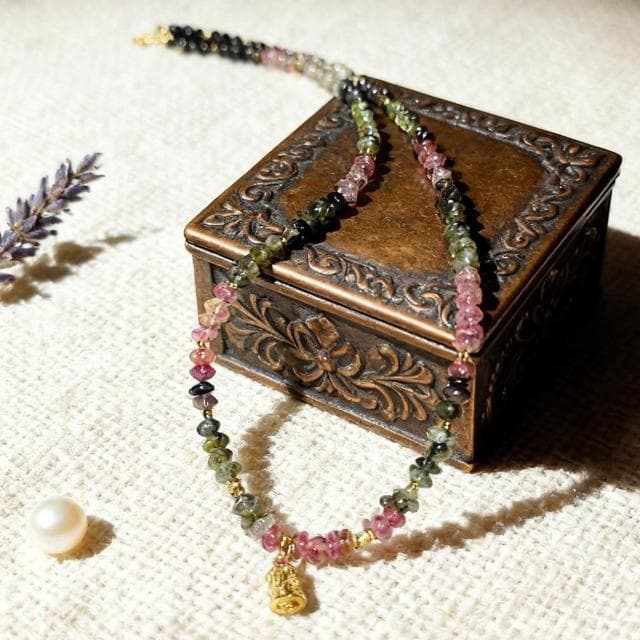 【Paiya 派亞】碧璽隨行項鍊S925銀項鍊