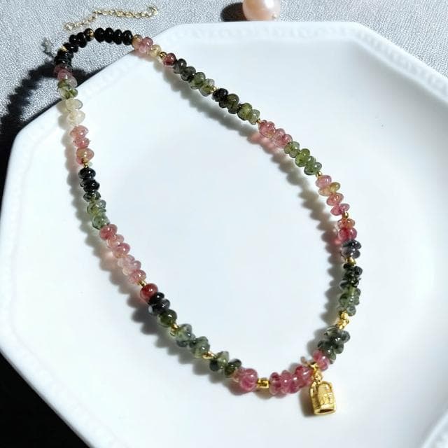 【Paiya 派亞】碧璽隨行項鍊S925銀項鍊