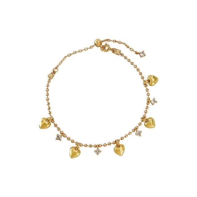 手鍊愛心流蘇锆石手鏈女新款輕奢小眾高級時尚百搭氣質手飾項飾手鏈時尚百搭手鏈手環手鐲可調整大小精緻甜美手鍊情侶手繩送禮禮物