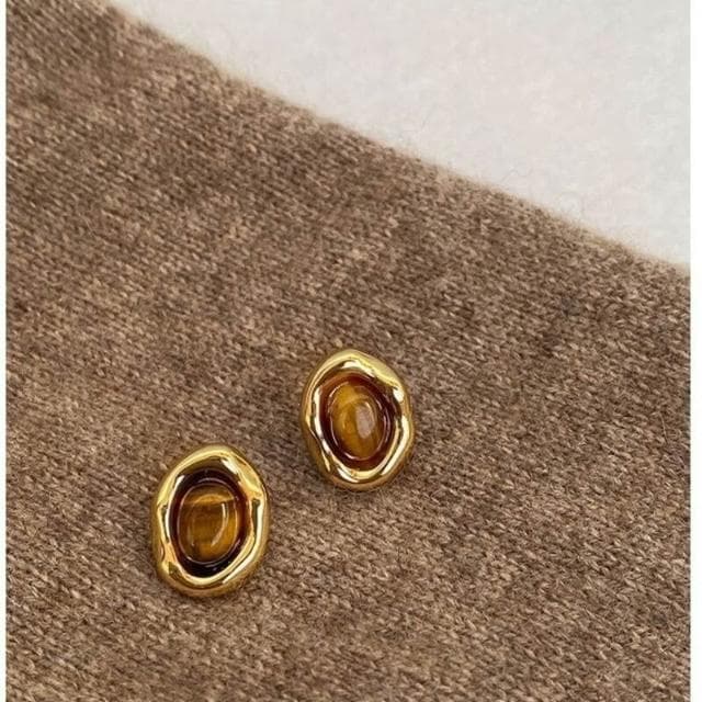 耳環女銀針美拉德幾何耳釘女新款氛圍感耳環耳飾秋冬百搭簡約耳環耳釘耳飾女生耳環法式耳環流行百搭耳釘生日禮物貼耳耳環